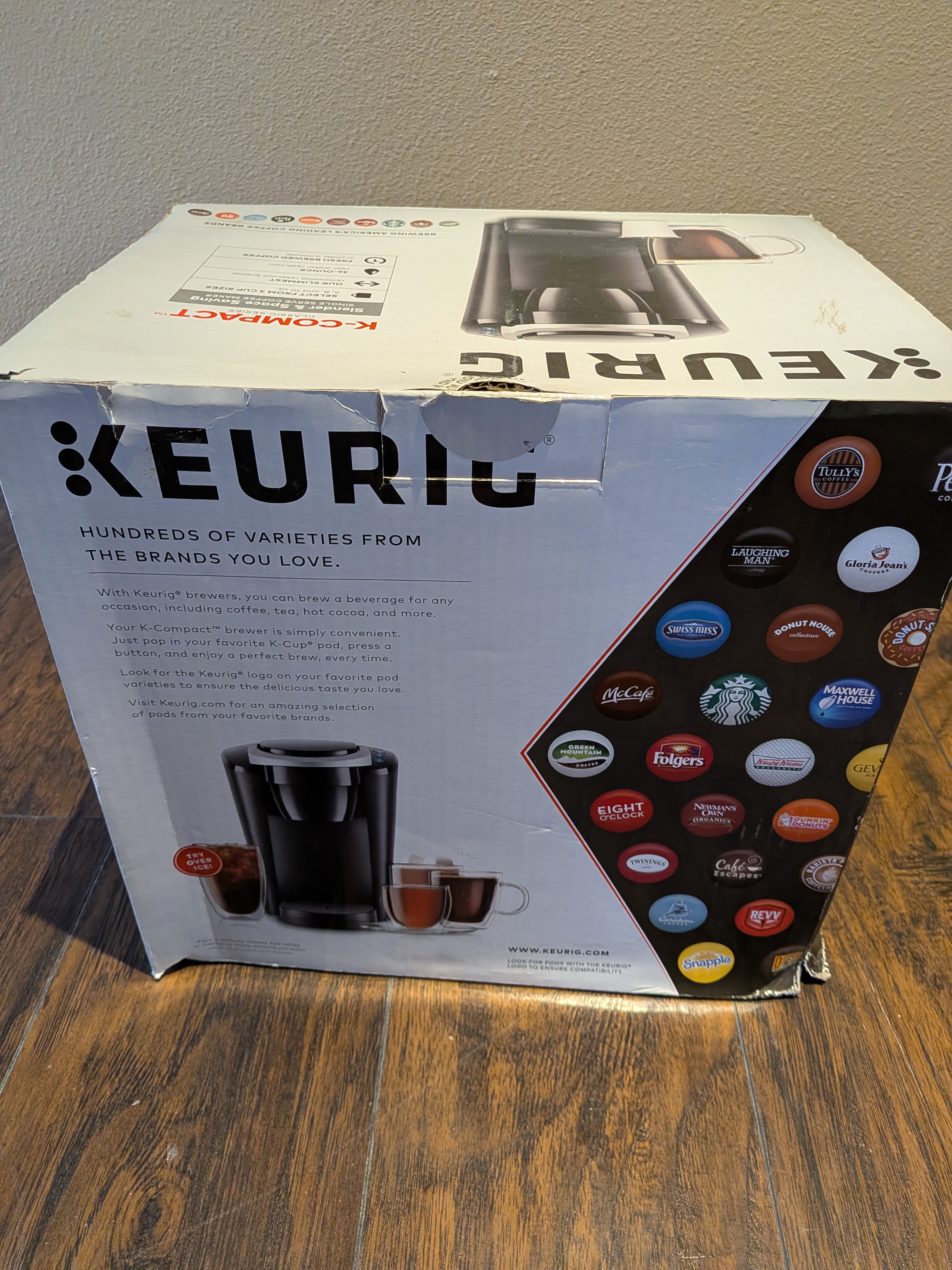 Keurig K-Compact Single-Serve Coffee Maker with Original Box (Black)