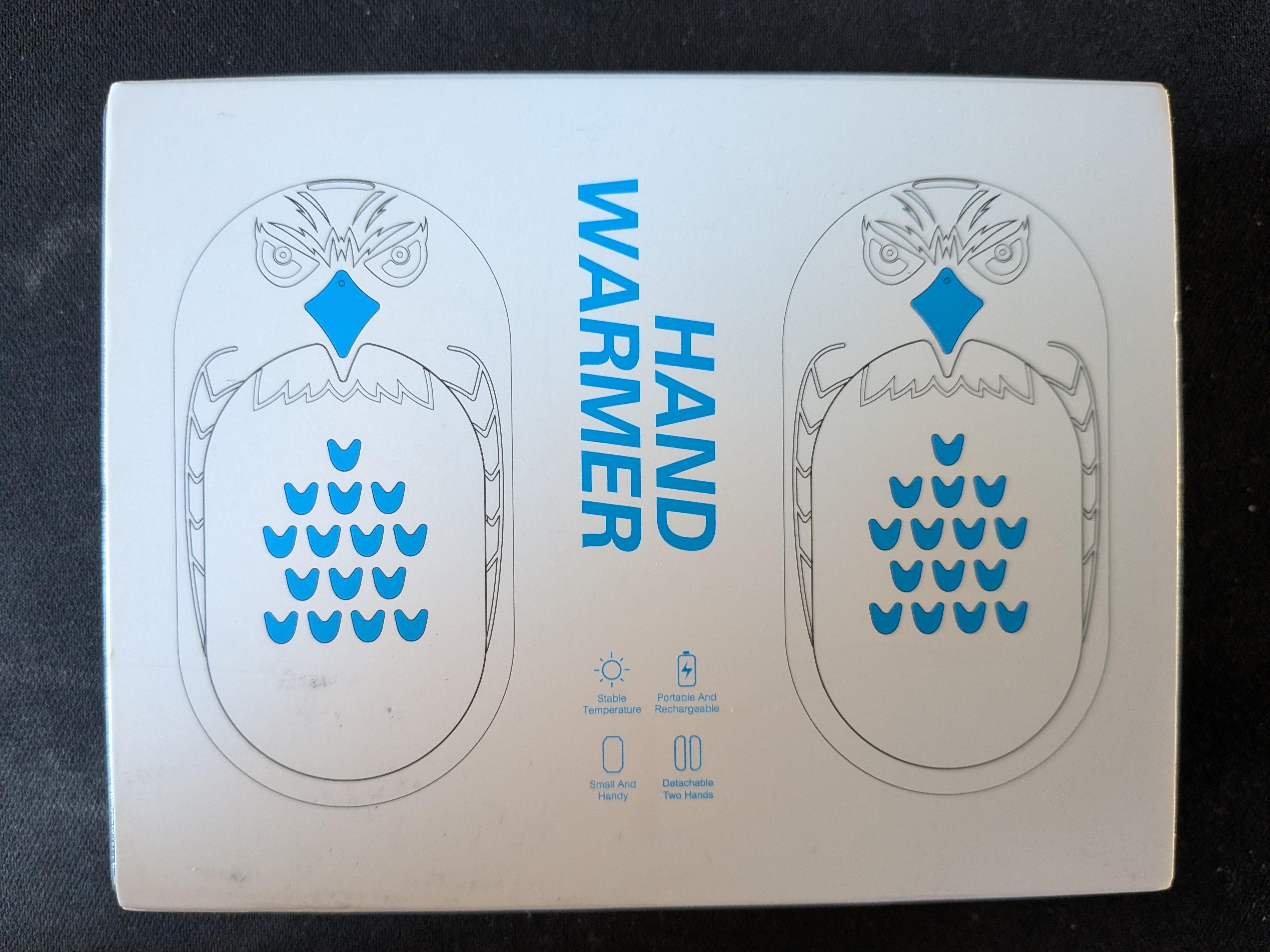 Rechargeable Hand Warmers, 2-Pack — Like New in Box