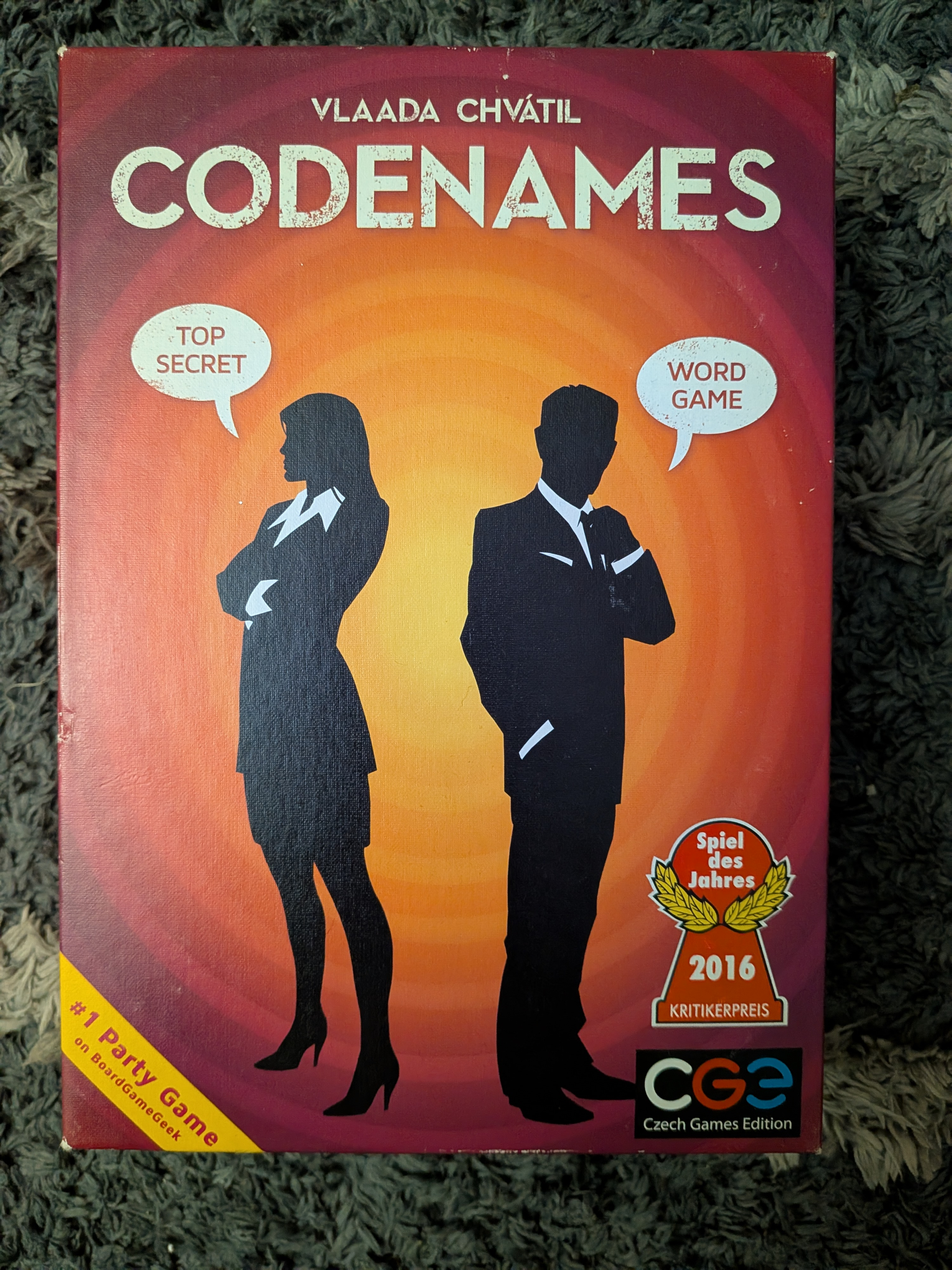 Codenames Board Game - Like New Condition