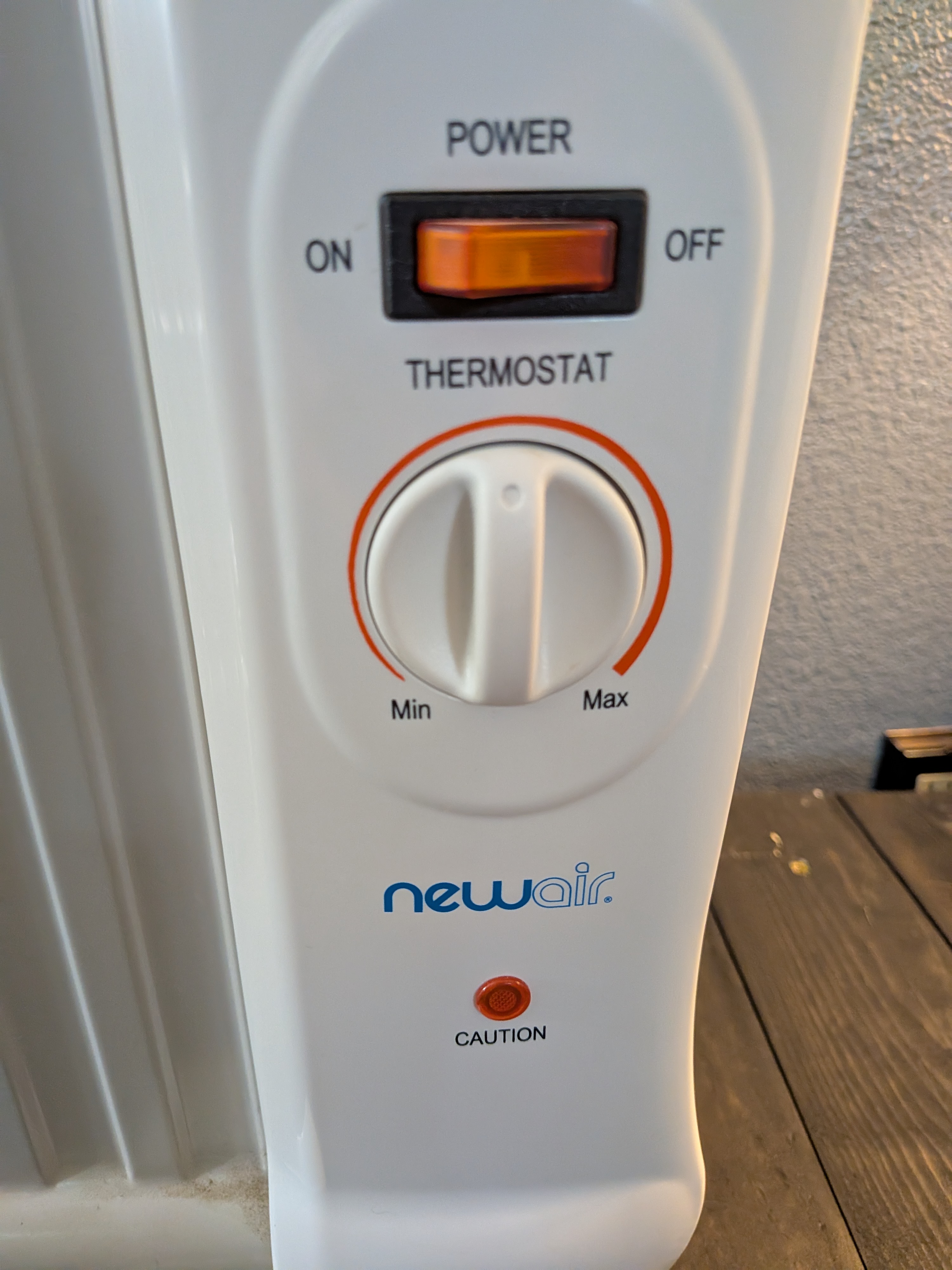 NewAir AH-400 Oil-Filled Under-Desk Space Heater