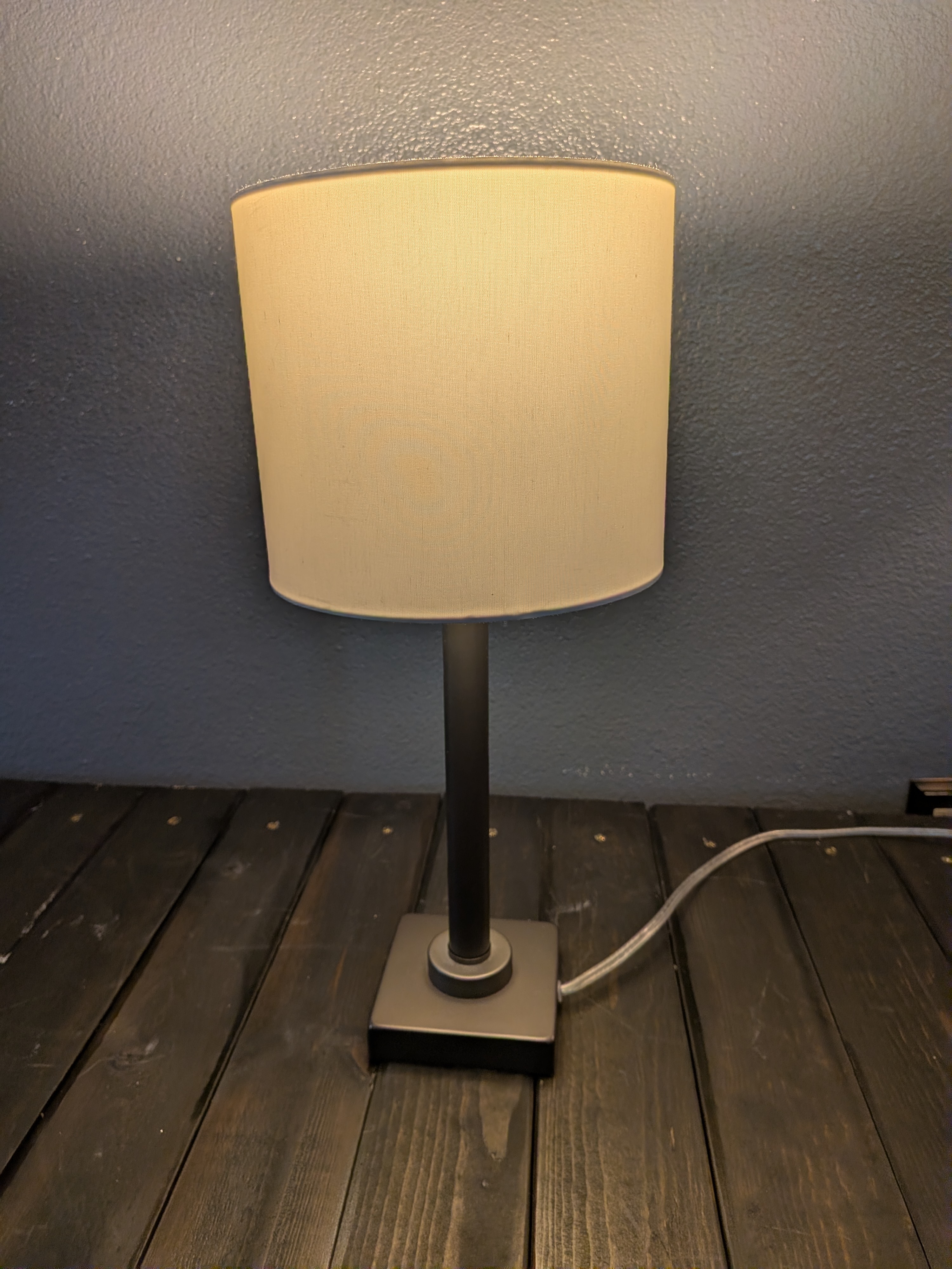 Small Table Lamp with LED Bulb