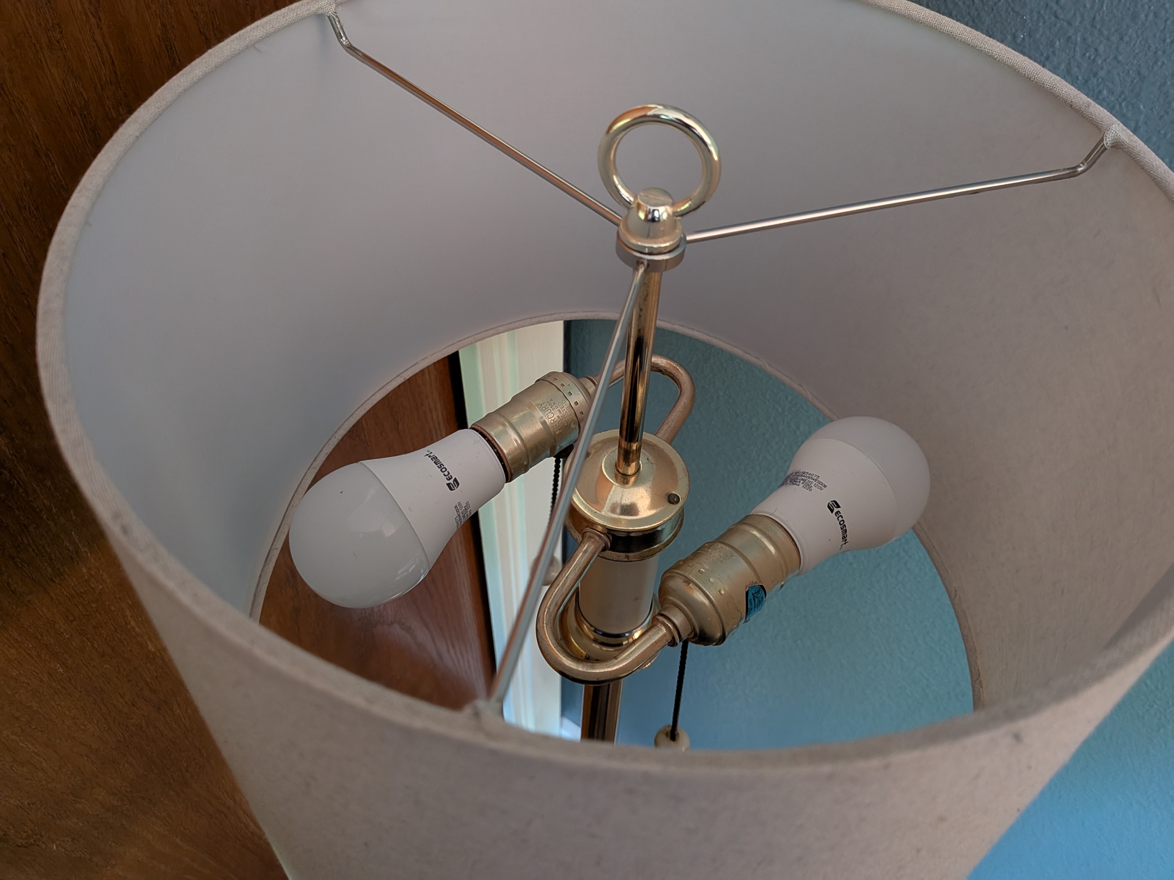 Vintage Brass Floor Lamp
