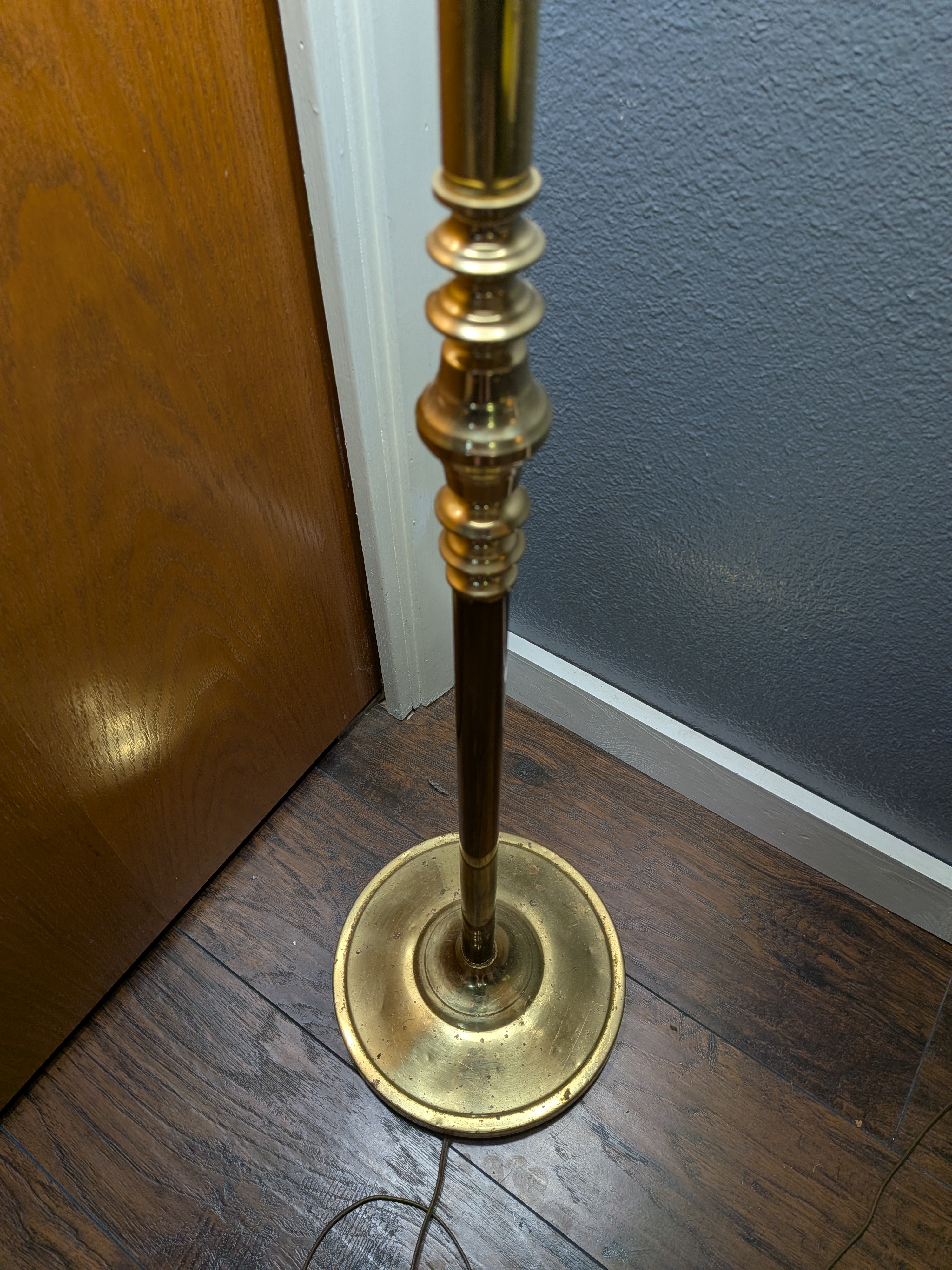 Vintage Brass Floor Lamp