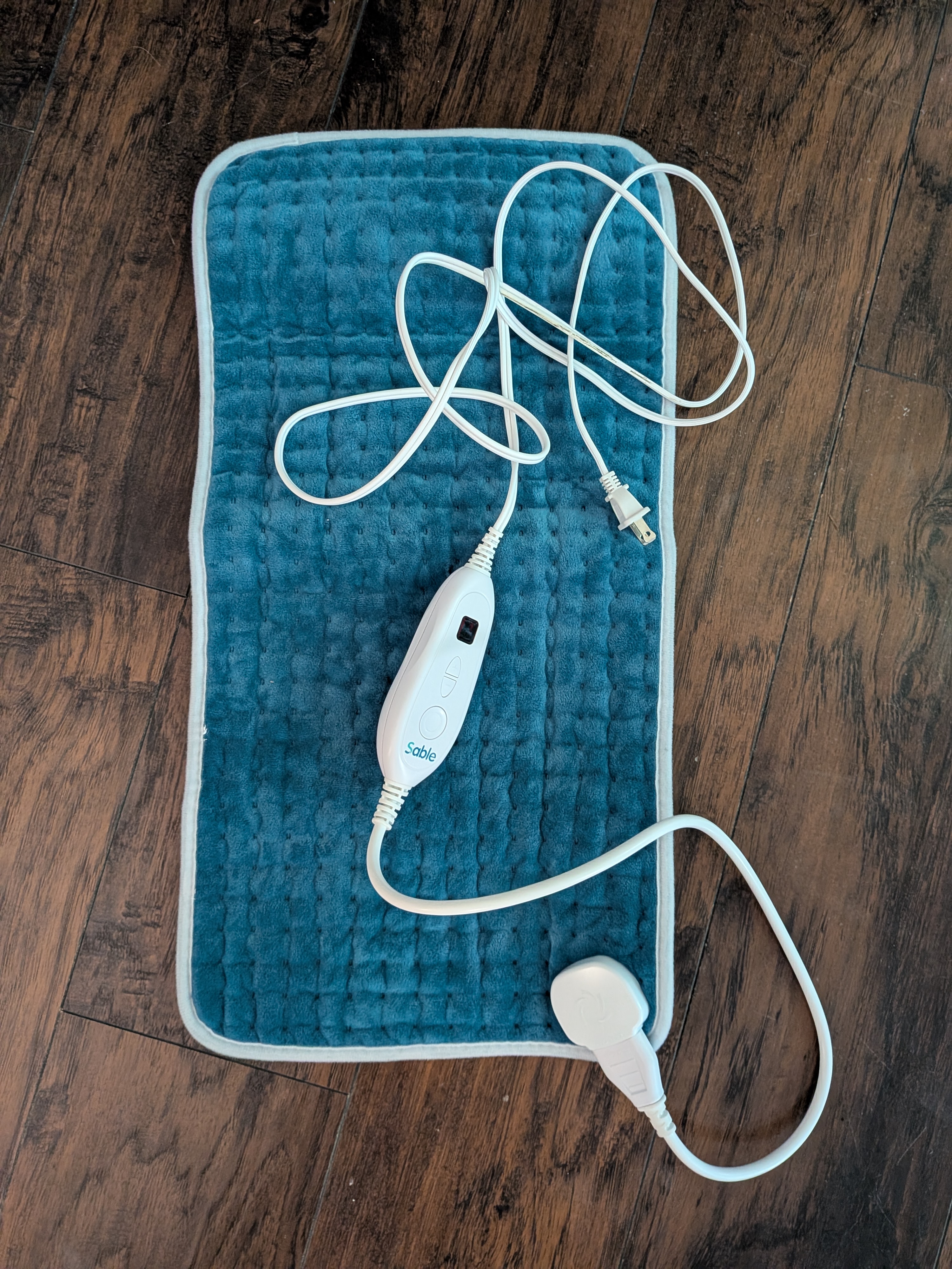 Sable Electric Heating Pad, Teal, Like New