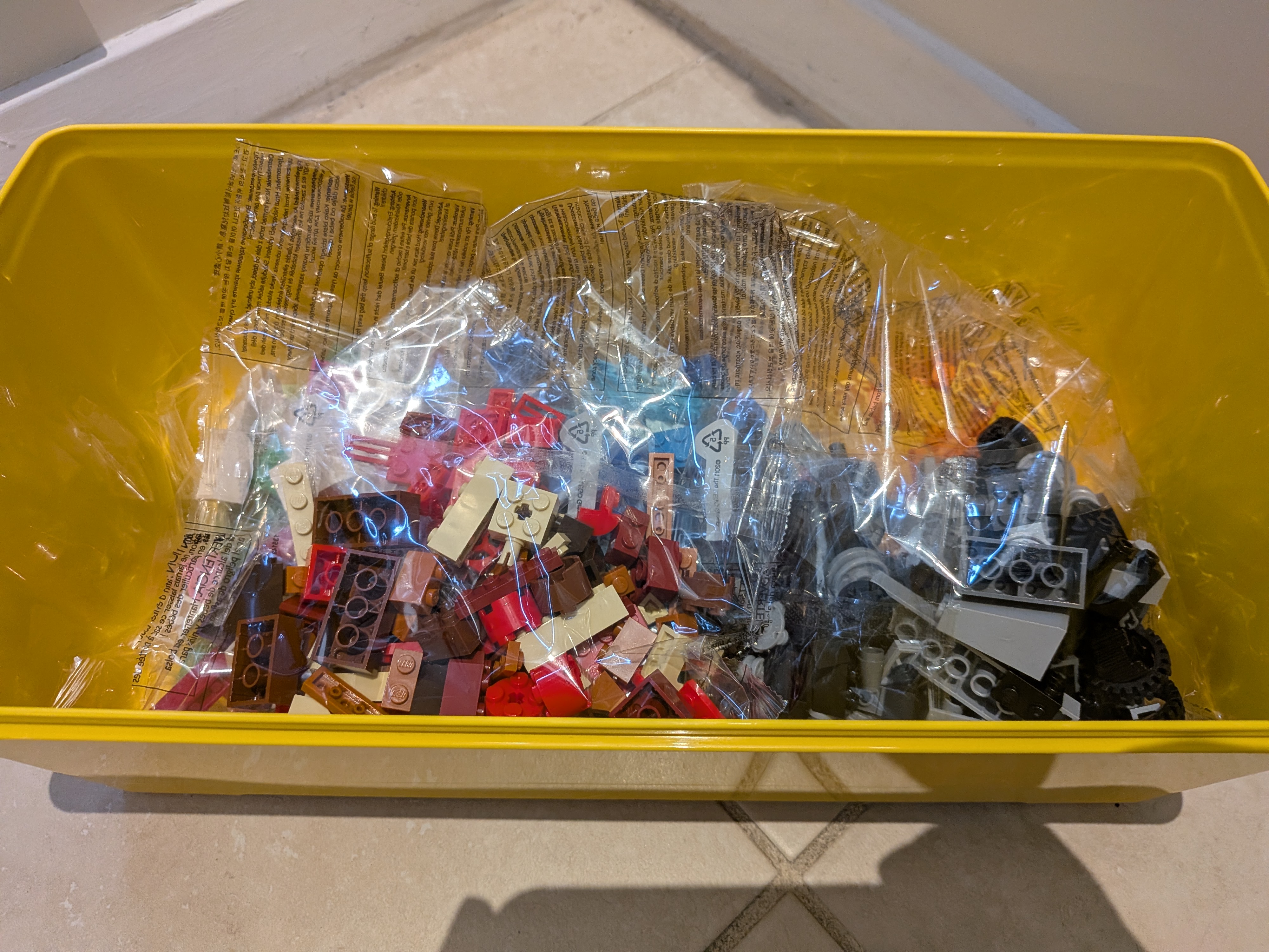 LEGO Classic Medium Creative Brick Box 10696 with LEGO Brick Storage Box, Never Built