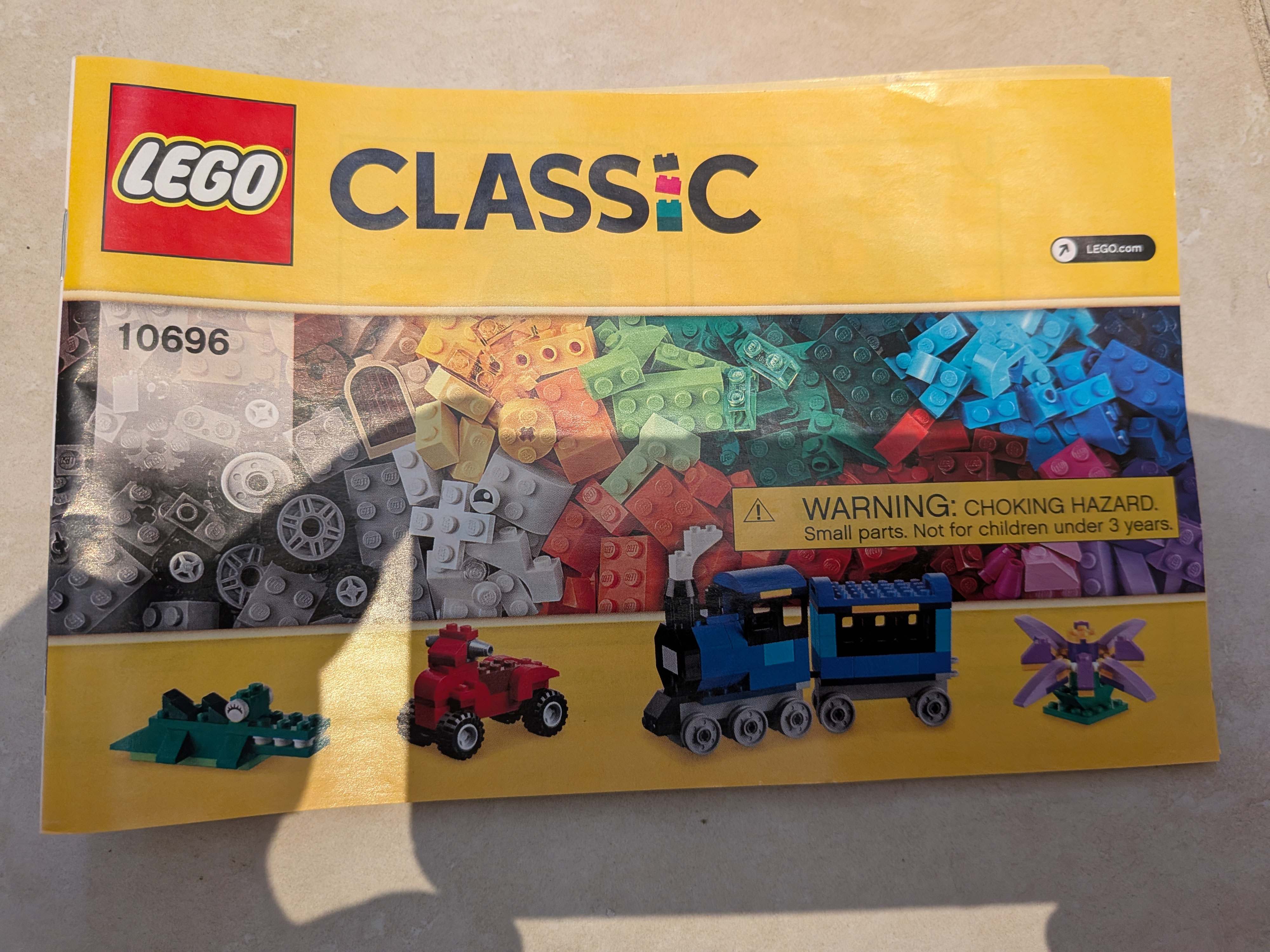 LEGO Classic Medium Creative Brick Box 10696 with LEGO Brick Storage Box, Never Built