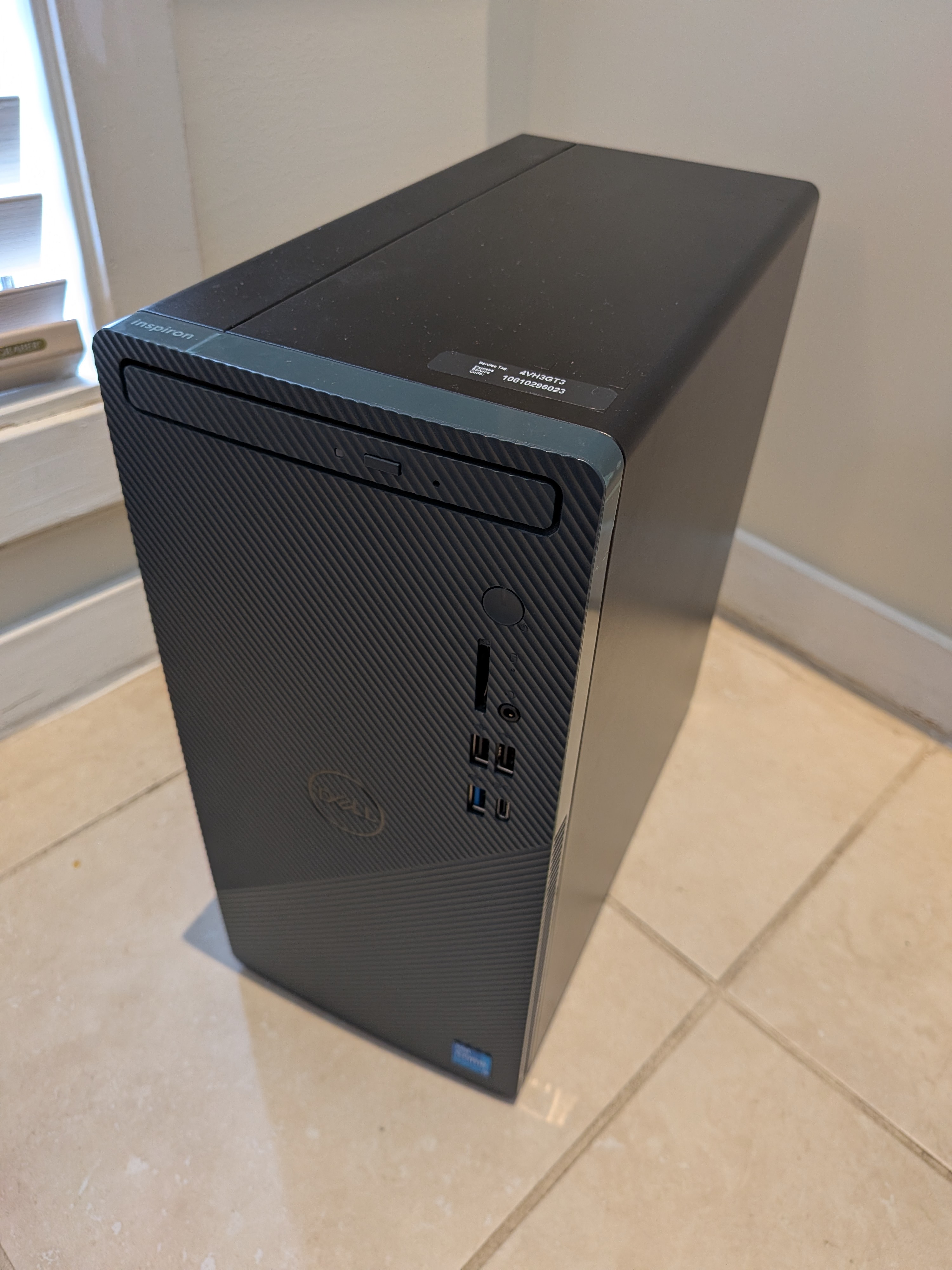 Dell Inspiron 3910 Desktop, i5-12400, 32GB RAM, 1TB NVMe + 1TB HDD, Windows 11