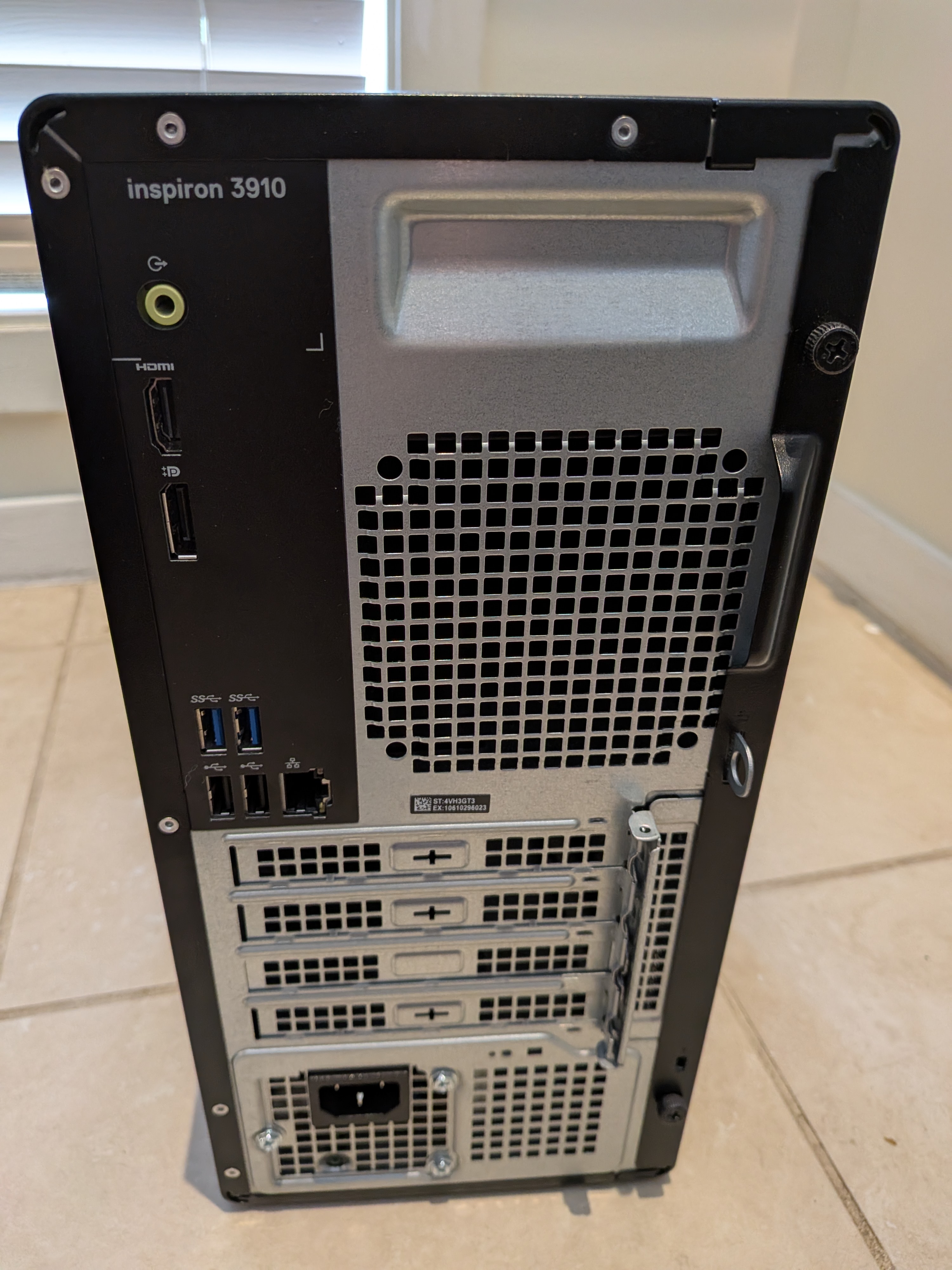 Dell Inspiron 3910 Desktop, i5-12400, 32GB RAM, 1TB NVMe + 1TB HDD, Windows 11