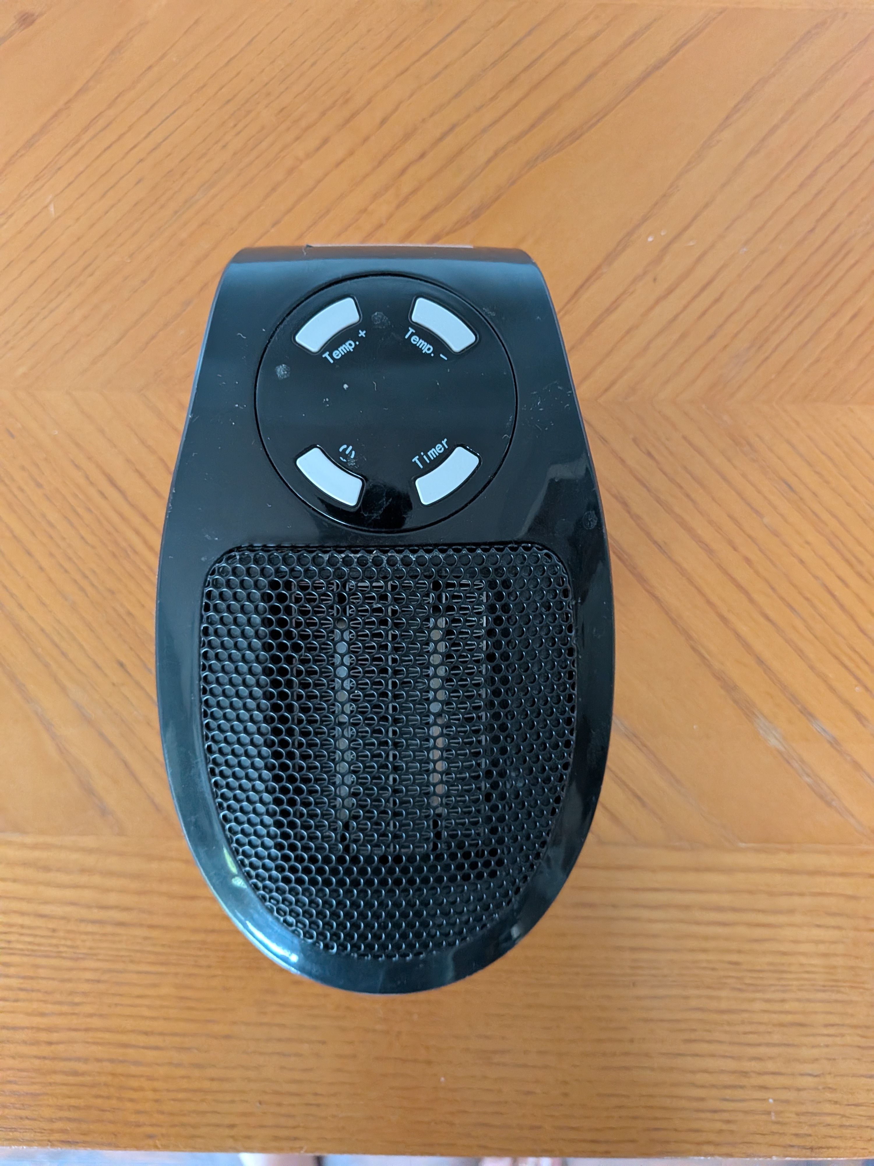 Plug-In Ceramic Space Heater with Timer