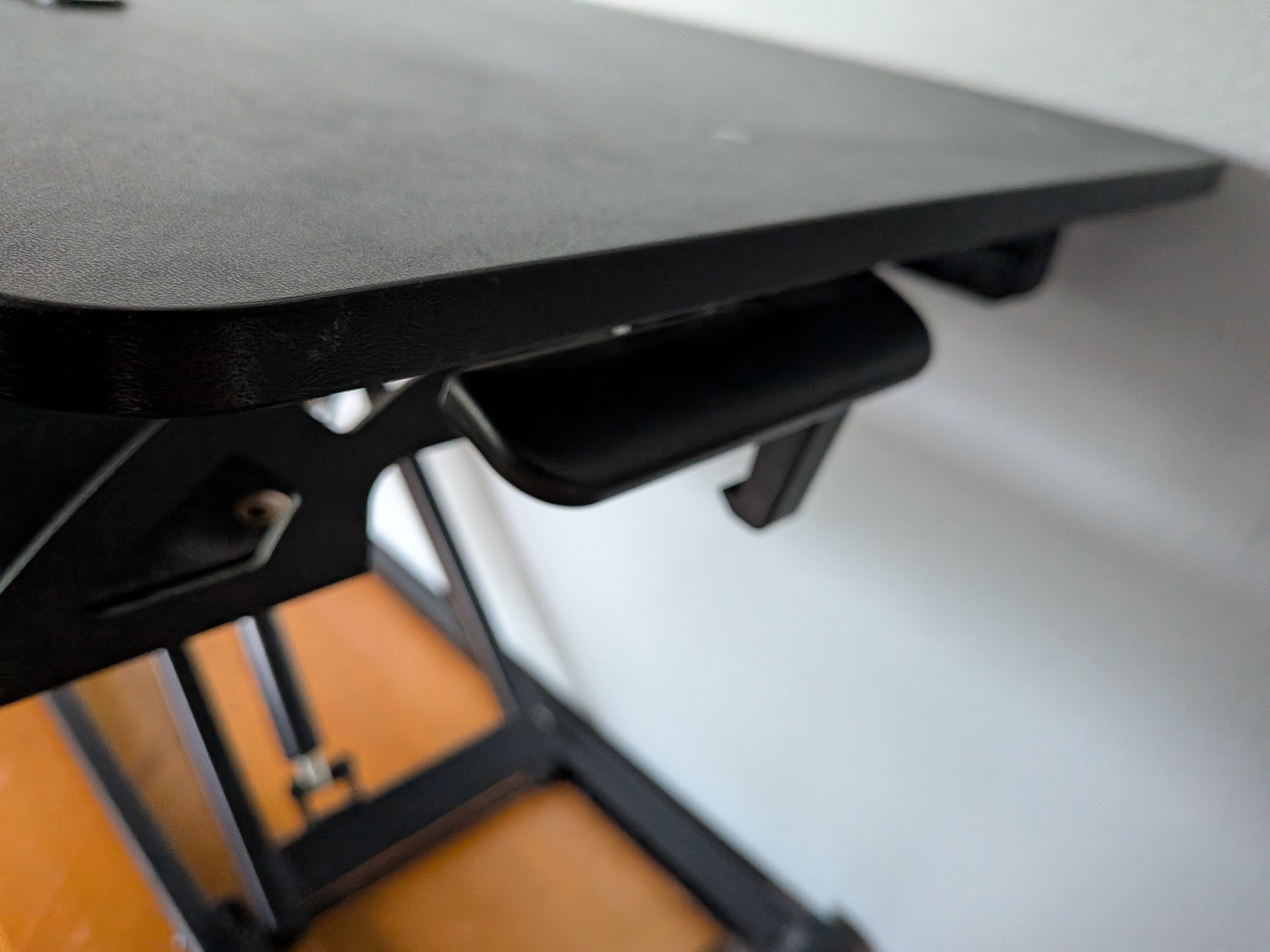 Sit-Stand Desk Converter with Keyboard Tray