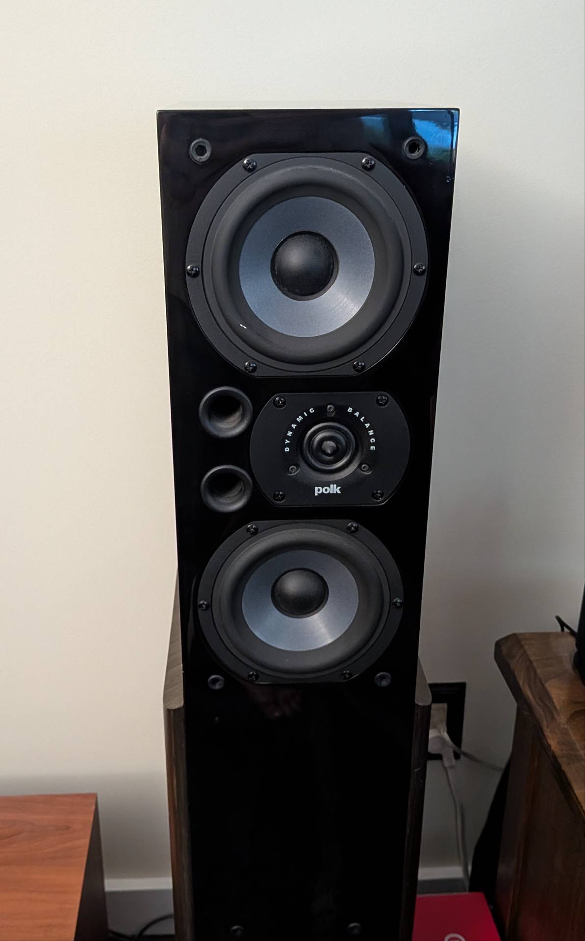 Polk Audio LSi15 Floorstanding Tower Speakers, Pair, Piano Black