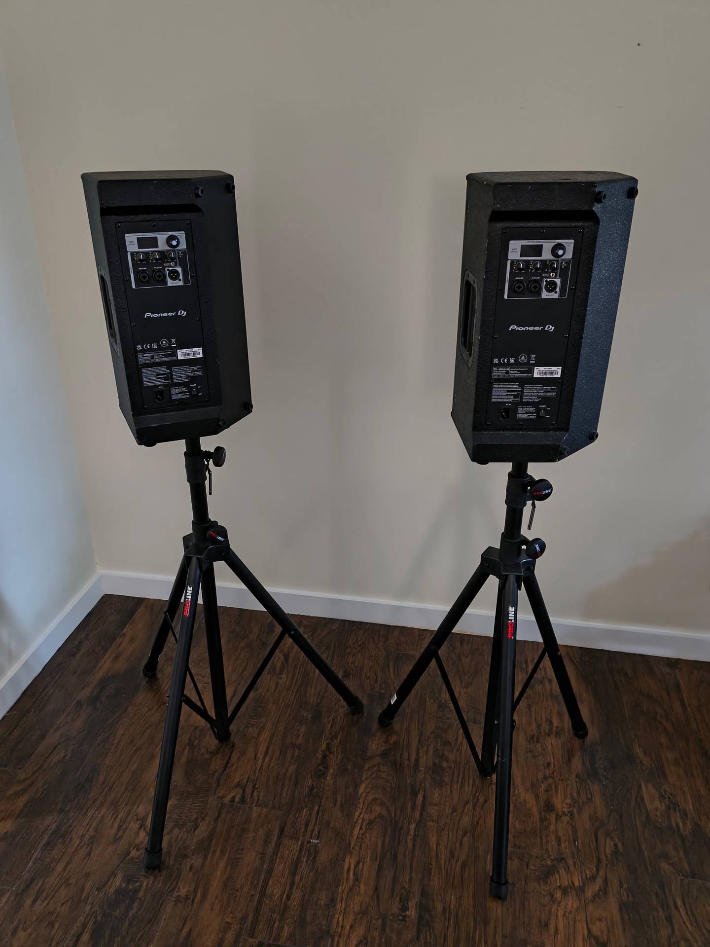 Pioneer DJ XPRS102 10" Active PA Speakers, Pair, with Stands (2022)